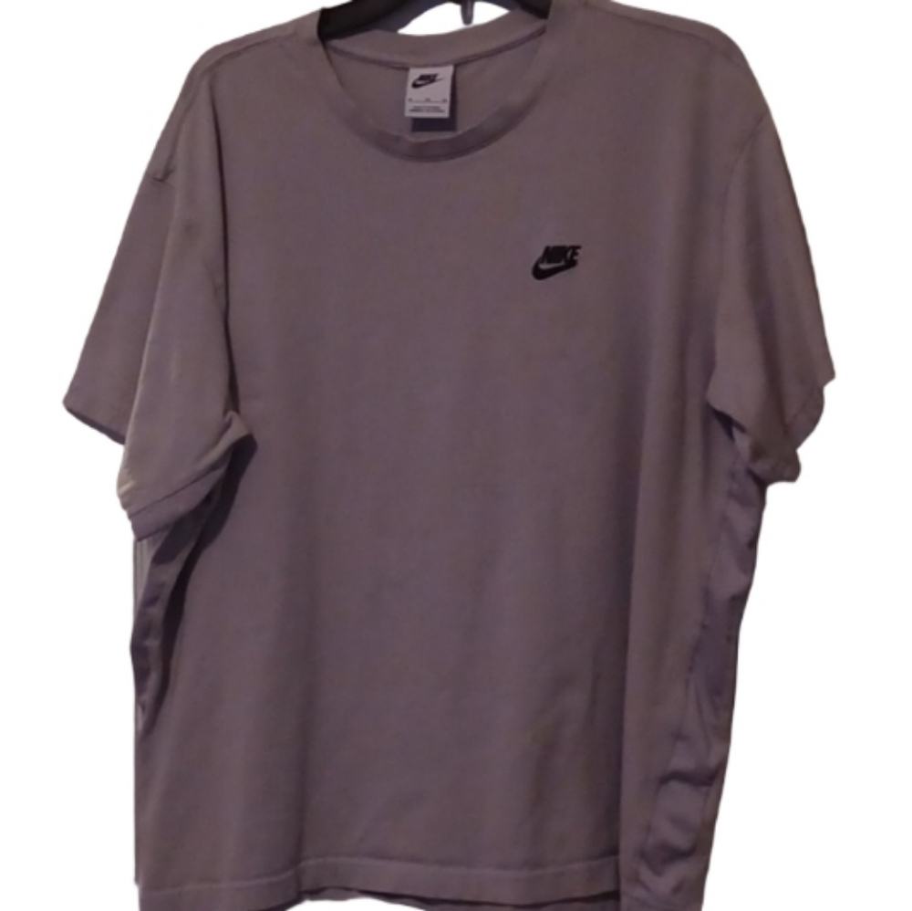 -- Nike Gray Short Sleeve Tee Classic Crew Neck Men's Size XLarge Casual